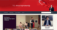 Desktop Screenshot of almus.gov.tr